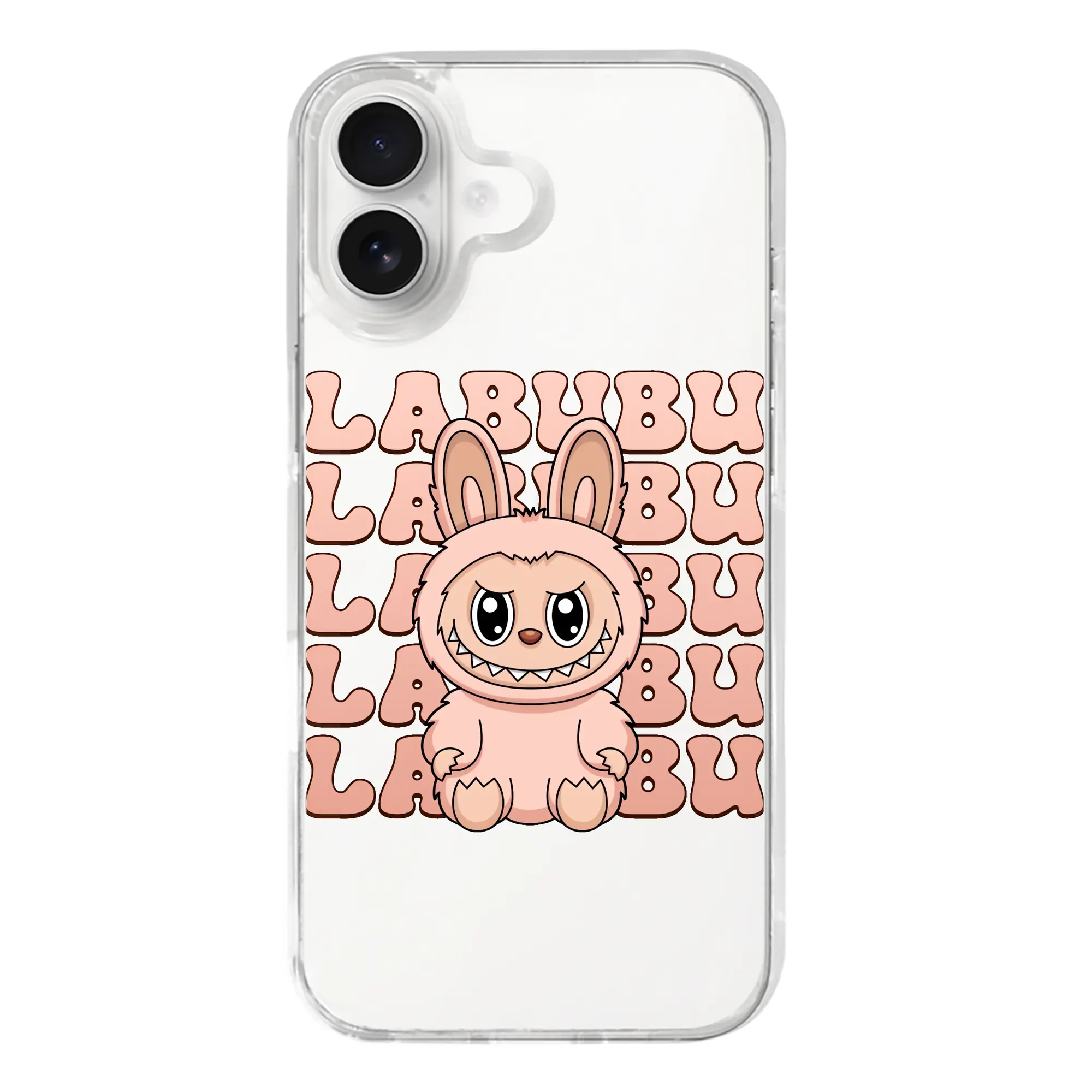 ラブブ グッズ ラブブ - iPhone 17シリーズ 透明スマホケース – 薄型・耐衝撃・精密フィット保護カバー